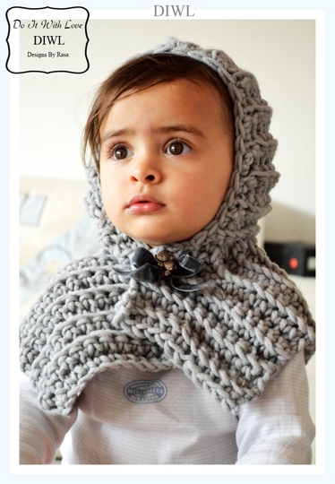 Häkelanleitung E-Book Mütze Haube 2in1 in ALLEN GRÖßEN