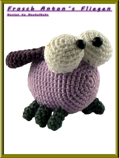 Anton der vegane Frosch - Häkelanleitung von Haekelkeks
