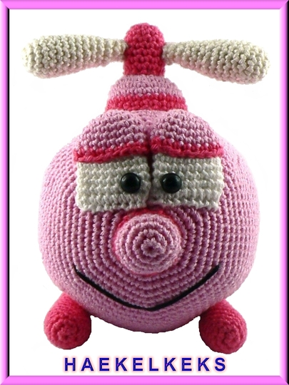 Rita der Helikopter -- Häkelanleitung von Haekelkeks