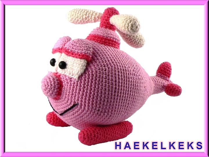 Rita der Helikopter -- Häkelanleitung von Haekelkeks