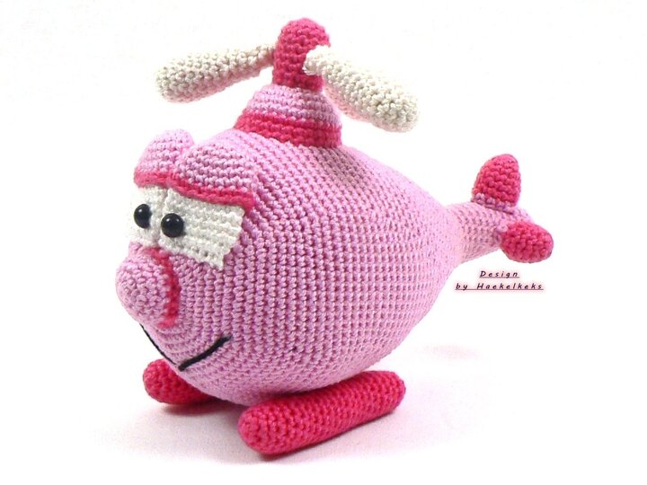 Rita der Helikopter -- Häkelanleitung von Haekelkeks