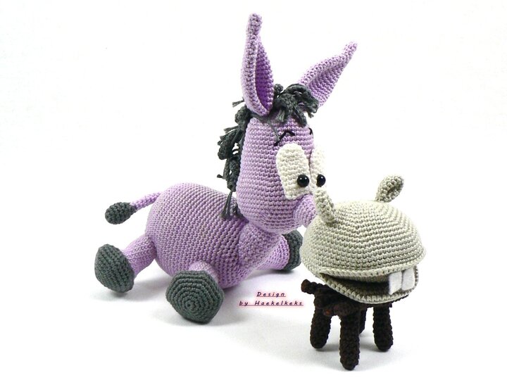 "IA - das Großmaul" -- Häkelanleitung von Haekelkeks