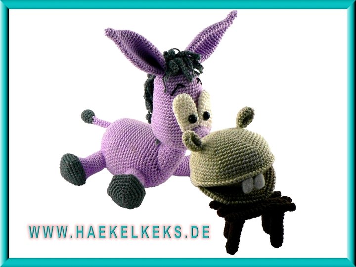 "IA - das Großmaul" -- Häkelanleitung von Haekelkeks