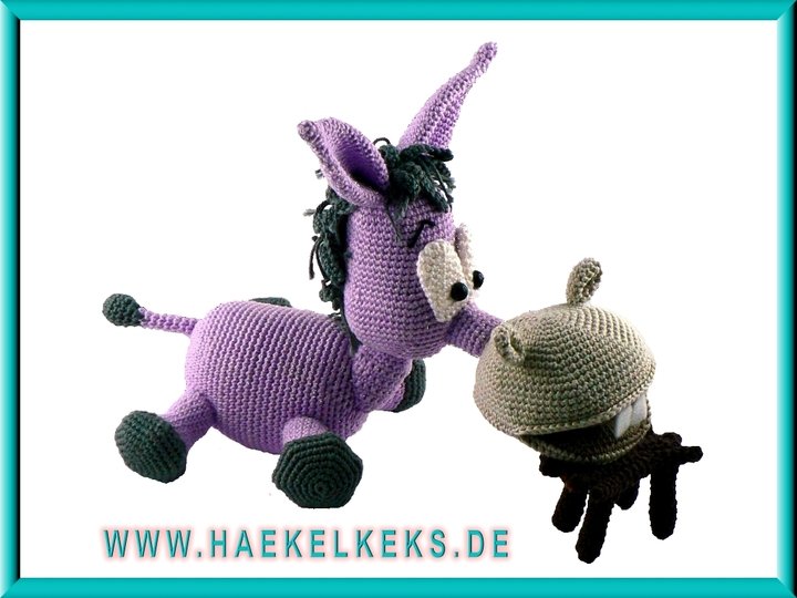 "IA - das Großmaul" -- Häkelanleitung von Haekelkeks