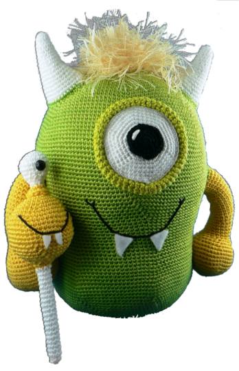 Monsti der Wächter -- Häkelanleitung von Haekelkeks