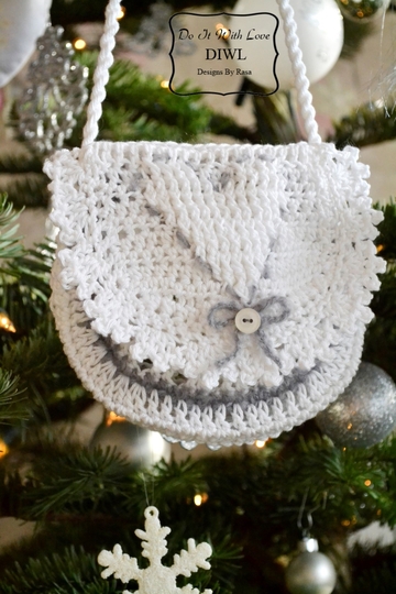 E-Book Häkelanleitung Mädchen Tasche Shabby