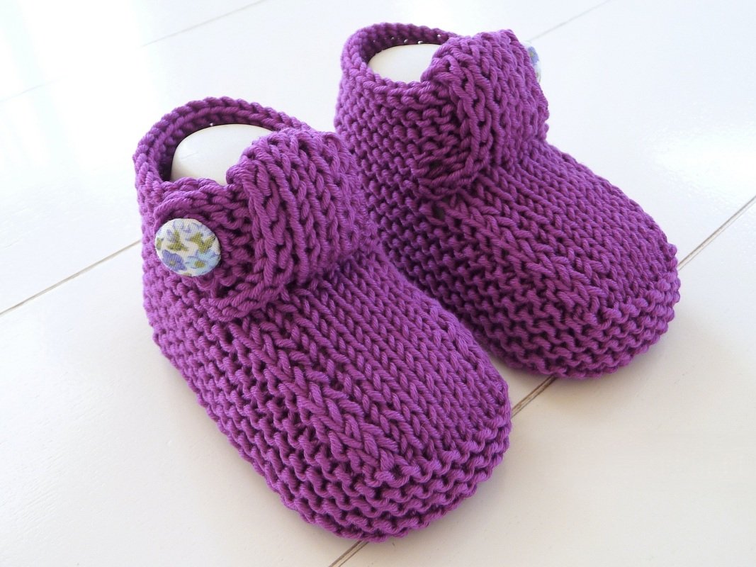 Strickanleitung - Krabbel-Babyschuhe - No.11