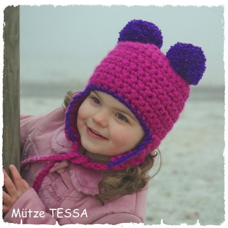 Häkelanleitung Inka-teddy-mütze TESSA