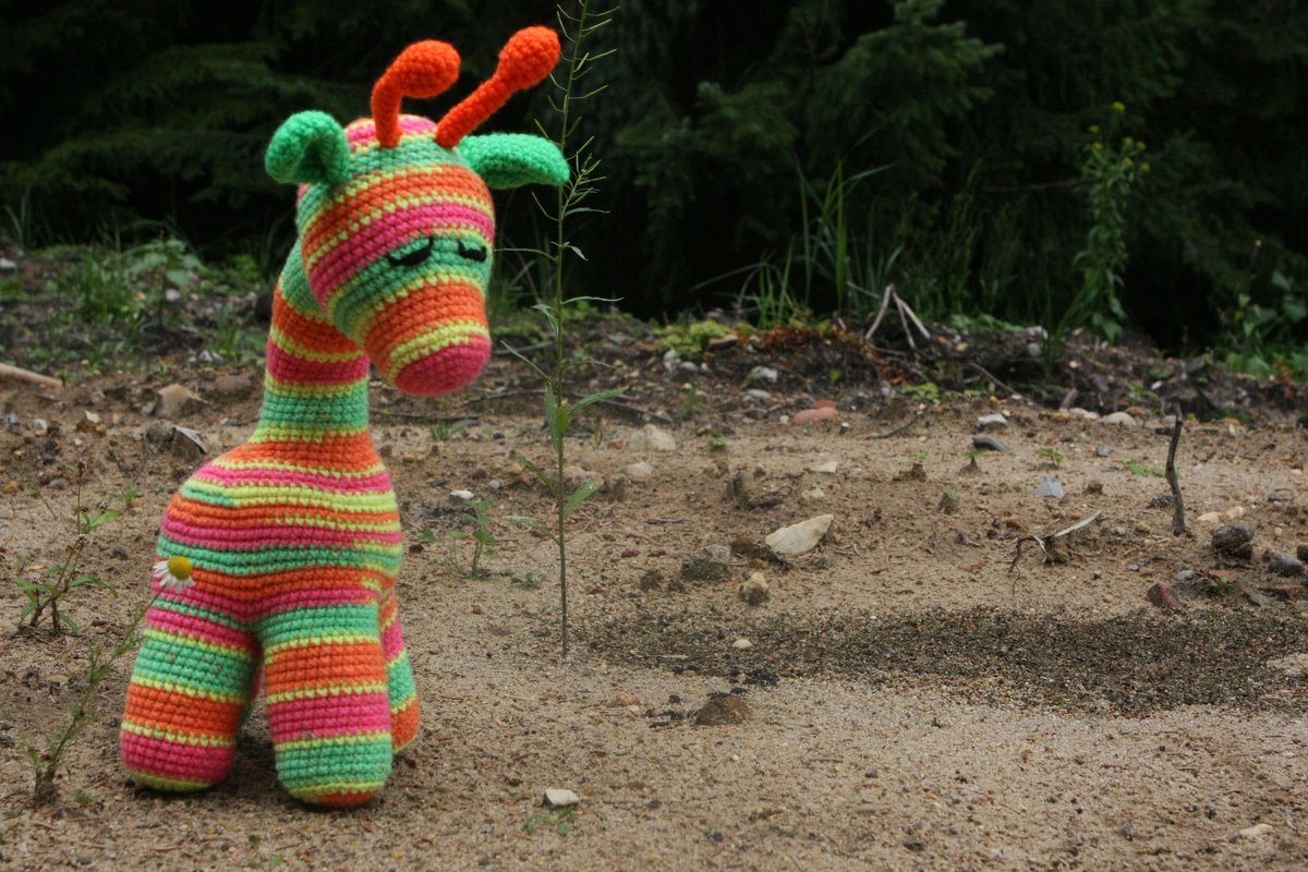 Streifi - Amigurumi Giraffe - Anleitung zum Häkeln