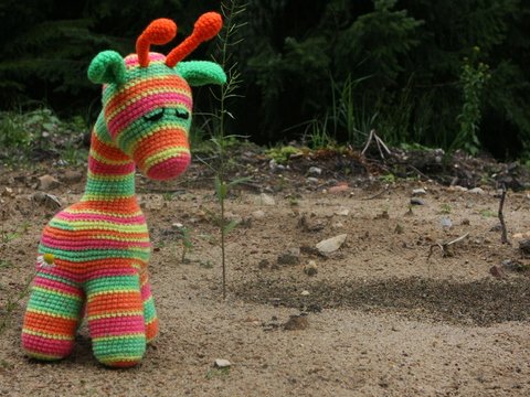 Streifi - Amigurumi Giraffe - Anleitung zum Häkeln