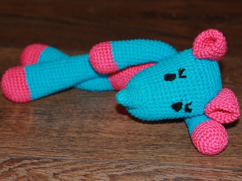 Nashornmädchen Mathilda - Amigurumi Anleitung zum Häkeln