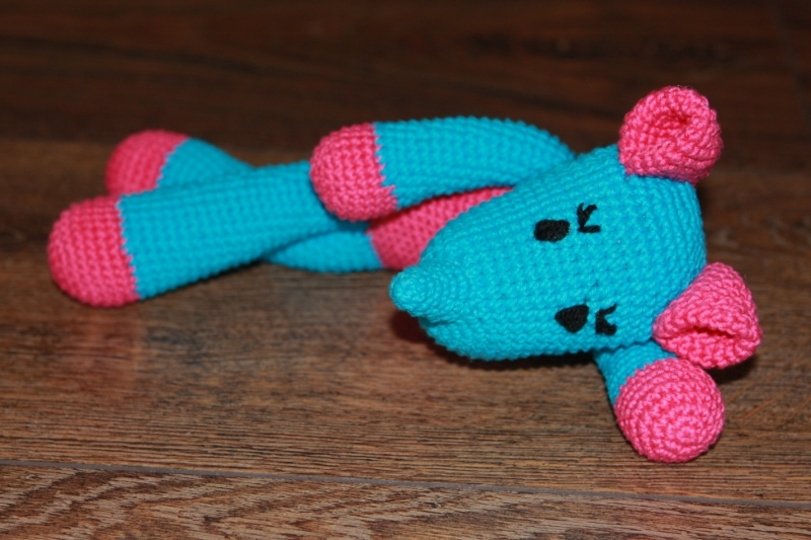 Nashornmädchen Mathilda - Amigurumi Anleitung zum Häkeln