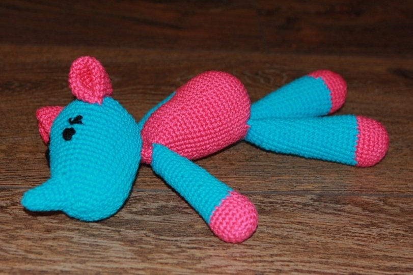 Nashornmädchen Mathilda - Amigurumi Anleitung zum Häkeln