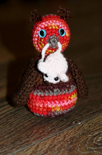Olli mit dem Mäusehunger - Amigurumi Häkelanleitung