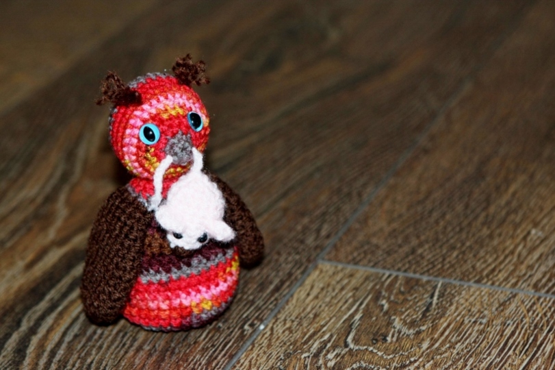 Olli mit dem Mäusehunger - Amigurumi Häkelanleitung