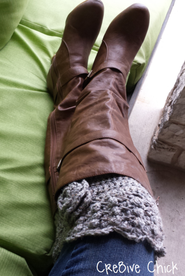 Stiefelstulpen Boot Cuffs Stiefel Socke & Blume Häkelanleitung