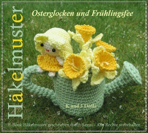 Daffodil Spring Fairy, Amigurumi Crochet Pattern