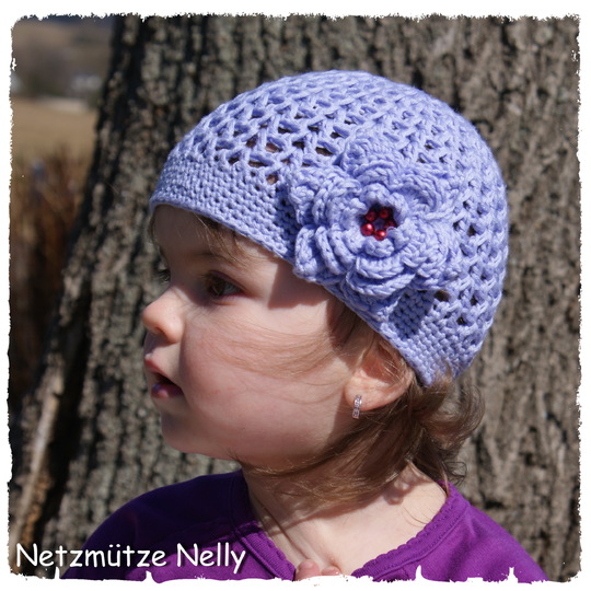 E-book, Häkelanleitung Netzmütze NELLY