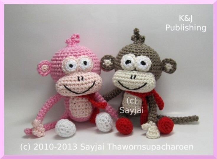 Cheeky Monkeys, Amigurumi Crochet Patterns