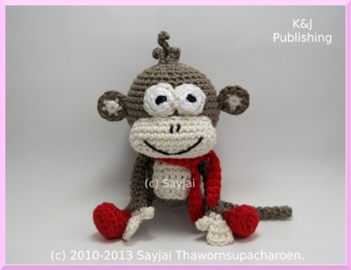 Frechen Affen PDF Amigurumi Häkelanleitung