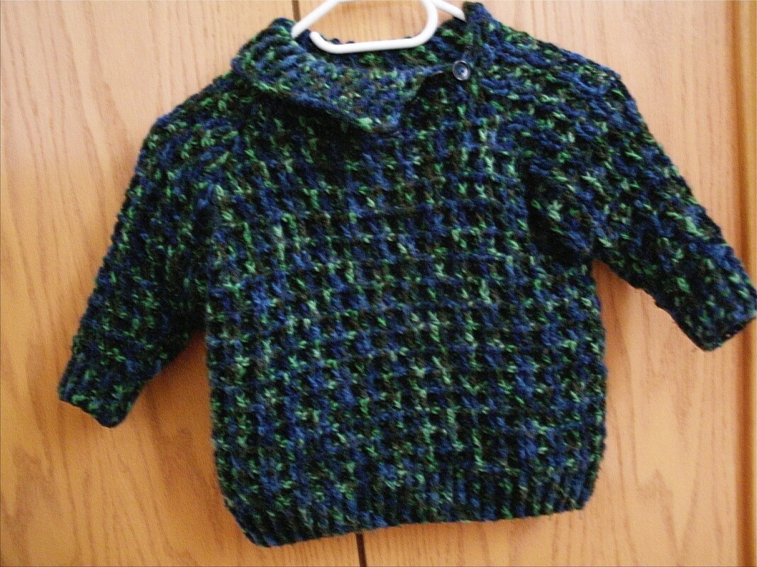 Kinderpulli Häkelanleitung Raglan mit Strukturmuster - Bild 2