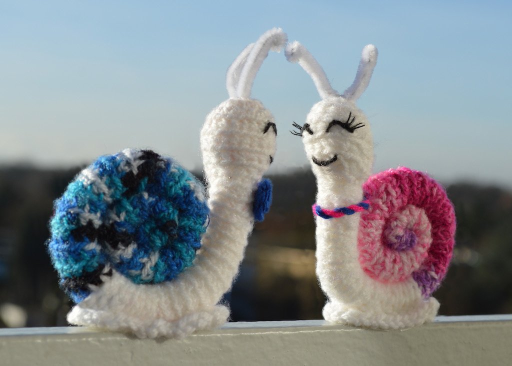 Schnecken Liebespaar Hochzeit Valentinstag - Bild 4