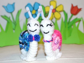 Schnecken Liebespaar Hochzeit Valentinstag
