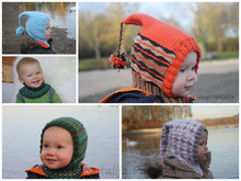 Häkelanleitung für Schalmütze in 4 Designs