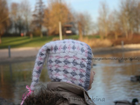 Häkelanleitung Schalmütze - farbwechsel häkeln