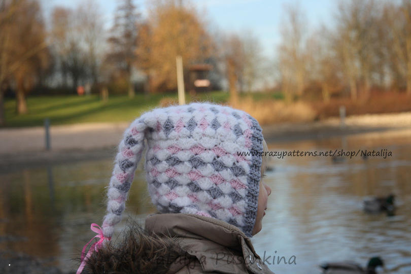 Häkelanleitung Schalmütze - farbwechsel häkeln