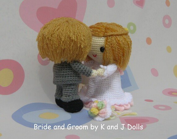 Bride and Groom, Amigurumi Crochet Pattern