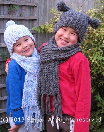 Einfache Mütze, Schal und Halswärmer Häkelanleitung / Kostenlos - Bild 4