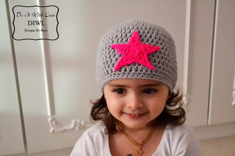 E-Book Häkelanleitung Mütze Beanie Stern