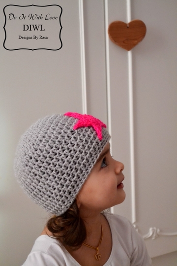 E-Book Häkelanleitung Mütze Beanie Stern