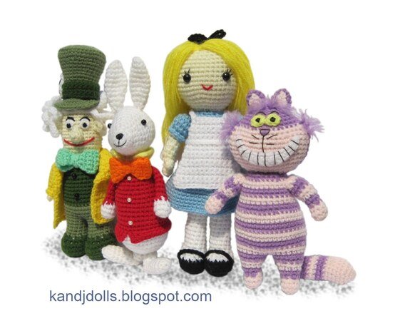 Crochet PATTERN White Rabbit of Alice in Wonderland Amigurumi White Rabbit PDF TUTORIAL