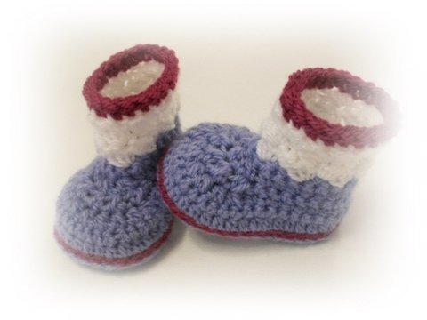 Häkelanleitung Baby Boots,#13