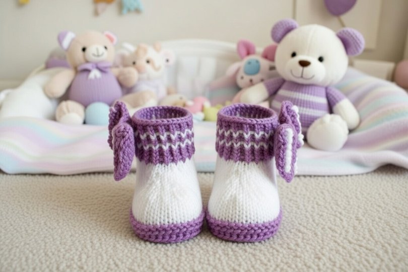 Strickanleitung Babyschuhe Sophie