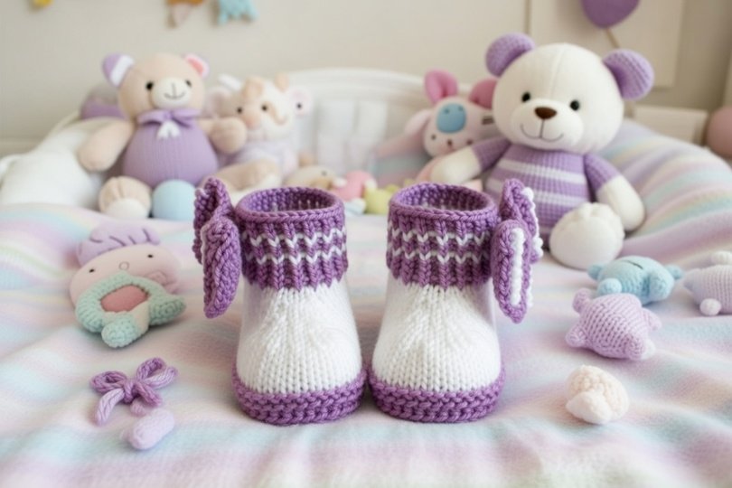 Strickanleitung Babyschuhe Sophie