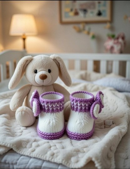 Strickanleitung Babyschuhe Sophie