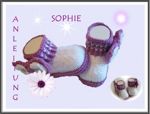 Strickanleitung Babyschuhe "Sophie", #24
