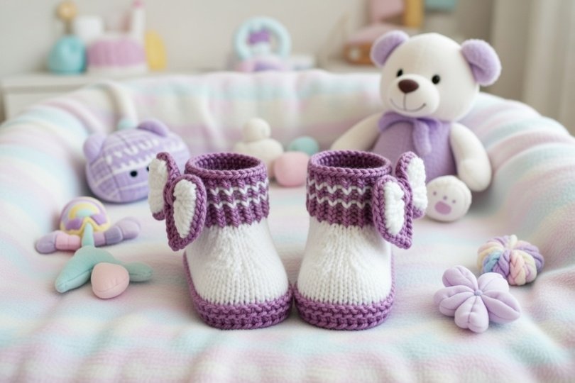Strickanleitung Babyschuhe Sophie