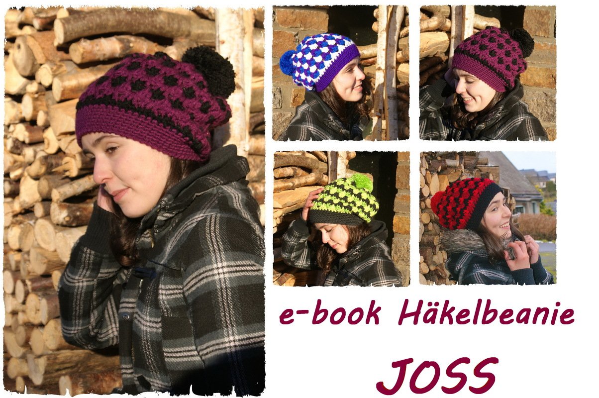 E-Book / Häkelanleitung - Häkelbeanie JOSS 