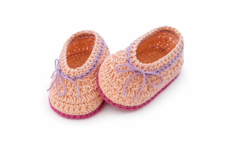 Häkelanleitung Babyschuhe , Slipper