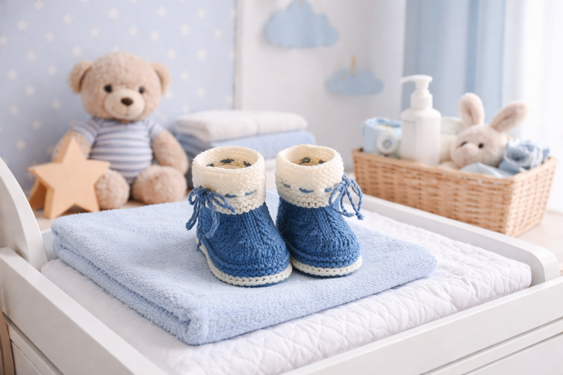 Strickanleitung Baby Boots