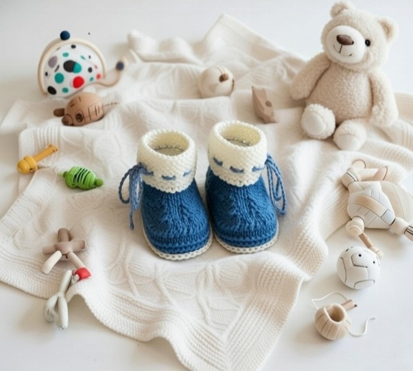 Strickanleitung Baby Boots