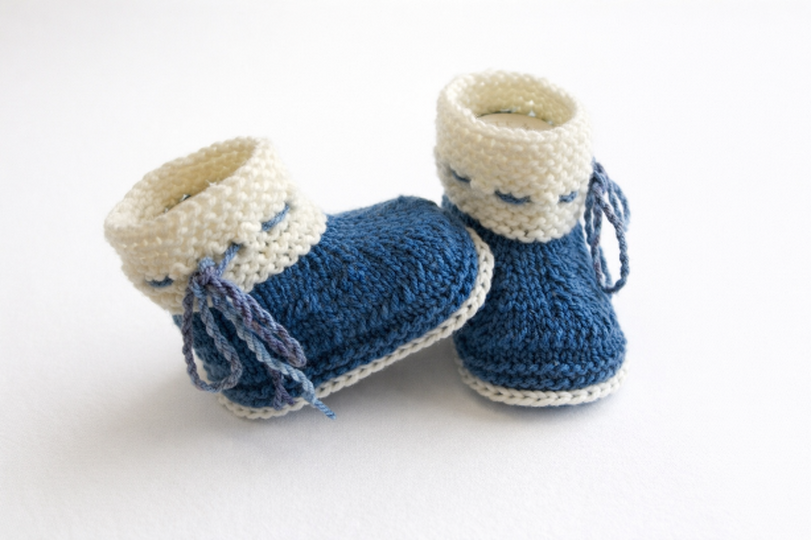 Strickanleitung Baby Boots