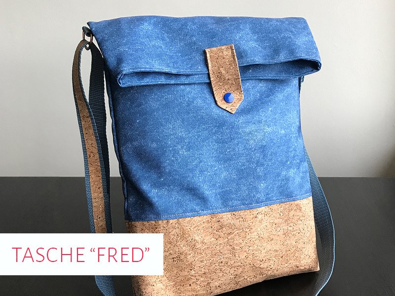 Schnittmuster &amp; Nähanleitung - Umhängetasche "Fred"