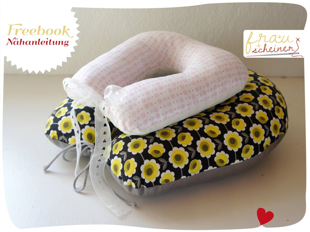 Nähanleitung & Schnittmuster kostenlos - Nackenhörnchen in 3 Größen