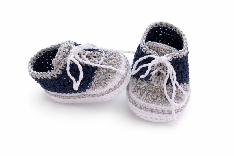 Häkelanleitung Turnschuhe, " Sneakers "