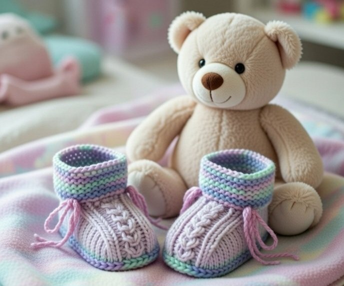 Strickanleitung Babyschuhe Sandy - Bild 6